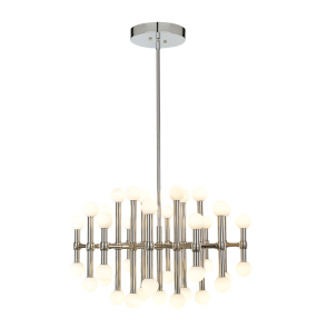 Lampa wisząca Giovanna MX16009008-37A oprawa w kolorze srebrnym ITALUX