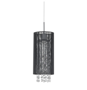 Lampa wisząca Lana BK MDM1787/1 BK oprawa w kolorze czarnym ITALUX