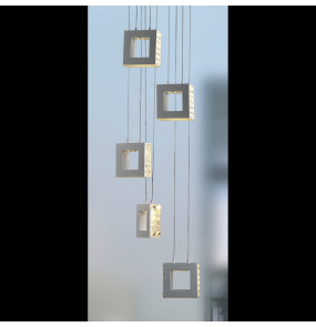 Lampa wisząca Lauri MD1100341-5A oprawa w kolorze białym ITALUX