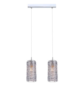 Lampa wisząca Linton MDM2136/2 oprawa w kolorze srebrnym ITALUX