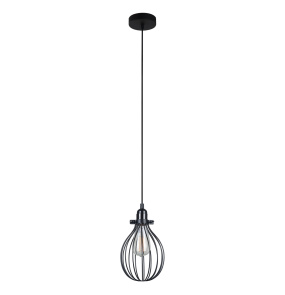 Lampa wisząca Lesto MDM-2676/1 BK oprawa w kolorze czarnym ITALUX