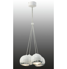 Lampa wisząca Sferio WH MA01394CA-004WH oprawa w kolorze białym ITALUX