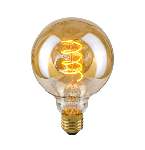 Żarówka E27 4W 2200K G95 Spiral Amber ITALUX