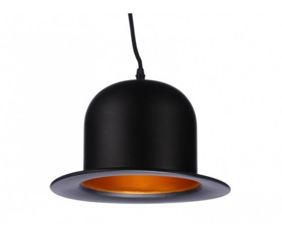 ŻARÓWKA LED GRATIS! Lampa wisząca Capello AZ0297 AZzardo czarno-złota oprawa w stylu design