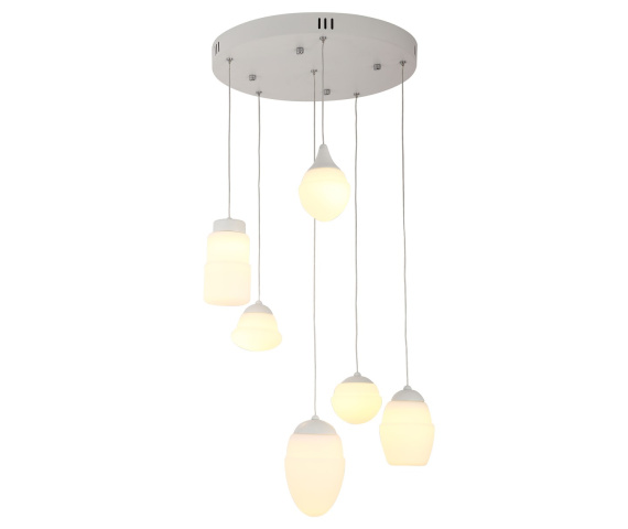 Lampa wisząca MULTI 6 P0249 oprawa w kolorze białym MAXLIGHT