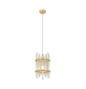 Lampa wisząca ALEXANDRIA P0556-01D-V7V7 oprawa w kolorze złotym ZUMA LINE