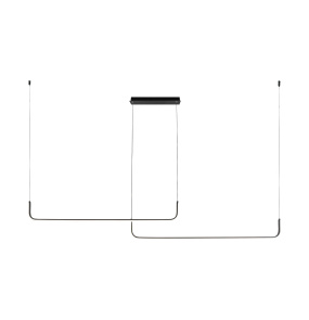 Lampa wisząca RIKE 2023199-BK oprawa w kolorze czarnym ZUMA LINE