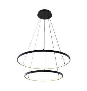 Lampa wisząca BRENO 18140BK-2 oprawa w kolorze czarnym ZUMA LINE