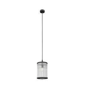 Lampa wisząca SERGIO P0528-01F-P7AC oprawa w kolorze czarnym ZUMA LINE