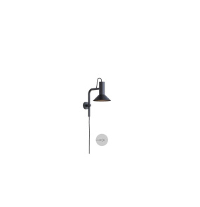 Kinkiet ROOMOR 3.1 339120BB1 Wever&Ducre nowoczesna metalowa oprawa w kolorze czarnym LAMPA EKSPOZYCYJNA