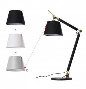 Podstawa do lampy stołowej ZYTA S TABLE AZ4188 w kolorze czerni i złota AZzardo