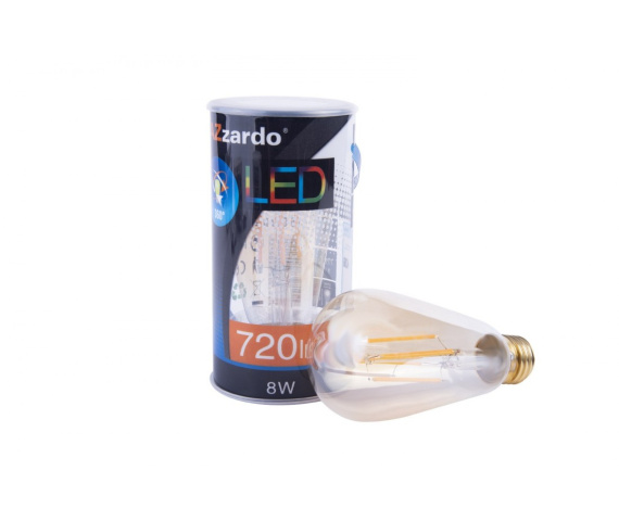 Żarówka ściemnialna dekoracyjna LED 8W E27 DIMM 2200K AZ4021 AZzardo