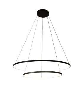 Lampa wisząca HORIK PEN89424-60+90BK oprawa w kolorze czarnym ZUMA LINE