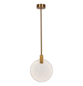 Lampa wisząca MARBLE 30 ST-8950-30 oprawa w kolorze mosiądzu z marmurowym kloszem Step Into Design