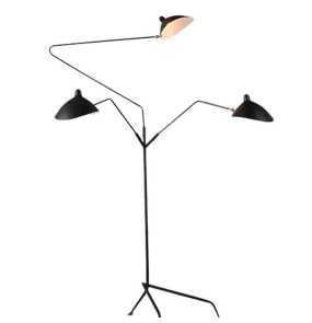 Lampa stojąca CRANE-3F 210 F8703 oprawa w kolorze czarnym Step Into Design