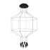 Lampa wisząca LINEA-8 80 XT080-8P oprawa w kolorze czarnym Step Into Design