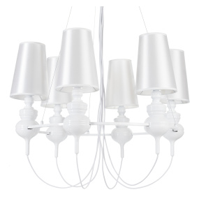 Lampa wisząca QUEEN-6 ST-7105-6S white oprawa w kolorze białym Step Into Design