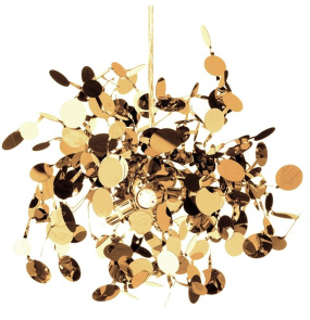Lampa wisząca MONETTI 40 ST-1676 GOLD oprawa w kolorze złotym Step Into Design