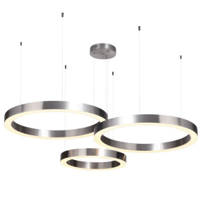 Lampa wisząca CIRCLE 40+60+60 ST-8848-40+60+60 nickel oprawa w kolorze niklu Step Into Design
