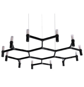 Lampa wisząca CANDLES-12B 106 ST-8043-12B black oprawa w kolorze czarnym Step Into Design