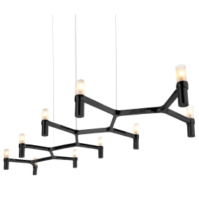 Lampa wisząca CANDLES-10 165 ST-8043-10 black oprawa w kolorze czarnym Step Into Design