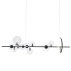 Lampa wisząca ORION LONG-90 MP0084-L900 oprawa w kolorze czarnym Step Into Design