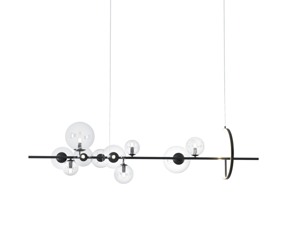 Lampa wisząca ORION LONG-90 MP0084-L900 oprawa w kolorze czarnym Step Into Design