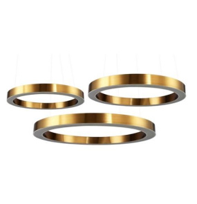 Lampa wisząca CIRCLE 60+80+100 ST-8848-60+80+100 brass oprawa w kolorze mosiądzu Step Into Design