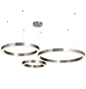 Lampa wisząca CIRCLE 40+60+80 ST-8848-40+60+80 nickel oprawa w kolorze niklu Step Into Design