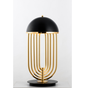 Lampa stołowa DOLCE VITA ST-1602 black oprawa w kolorze czerni i złota Step Into Design