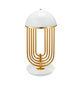 Lampa stołowa DOLCE VITA ST-1602 white oprawa w kolorze bieli i złota Step Into Design