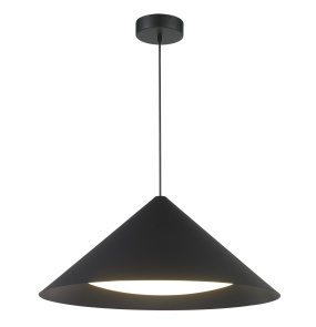 Lampa wisząca TRIANGOLO LED czarna 65 cm