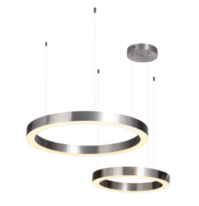 Lampa wisząca CIRCLE 40+60 ST-8848-40+60 nickel oprawa w kolorze niklu Step Into Design