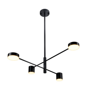 Lampa wisząca CLEX - 4P ST-8102P-4 oprawa w kolorze czarnym Step Into Design