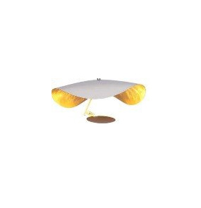 Lampa wisząca ENIGMA 60 cm ST-8821P-60 white oprawa w kolorze czerni i złota Step Into Design