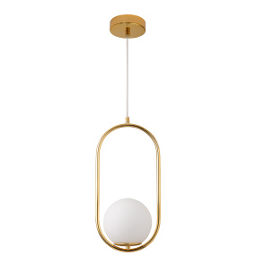 Lampa wisząca COSTA SOLO DP0001A-400 gold oprawa w kolorze złotym Step Into Design