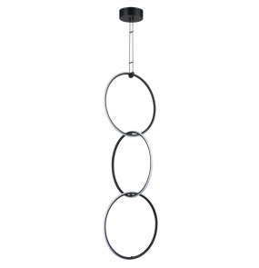 Lampa wisząca COCO 3 40 cm ST-10339P/3H oprawa w kolorze czarnym Step Into Design