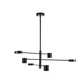 Lampa wisząca CLEX - 6P ST-8102P-6 oprawa w kolorze czarnym Step Into Design