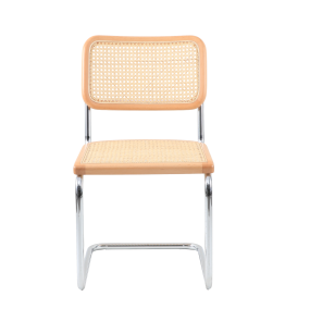 Krzesło VIENNA rattanowo chromowane