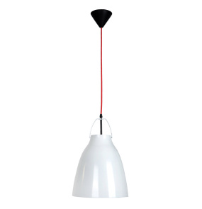 Lampa wisząca Carlo 1xE27 LP-862/1P biała