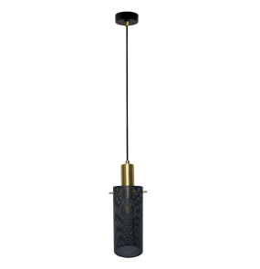 Lampa wisząca Tirana 1xE27 czarna LP-945/1P BK