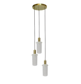 Lampa wisząca Tirana 3xE27 biała LP-945/3P WH