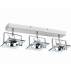 Kinkiet Industrial 3 QR-111003 Light Prestige nowoczesna lampa ścienna w kolorze srebrnym
