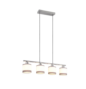 Lampa wisząca DAVOS R31554006 oprawa w kolorze srebrno-białym RL