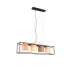 Lampa wisząca ROSS 303100417 oprawa w kolorach czarnym i beżowym TRIO