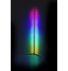 Lampa stojąca z RGB LEVEL R45721102 oprawa w kolorze czarnym + pilot RL