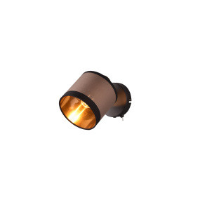 Kinkiet DAVOS R81551741 oprawa w kolorze czarno-szarym RL