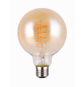Żarówka dekoracyjna E27 7W 1800K LED-LM 988-4813 oprawa w kolorze bursztynowym TRIO