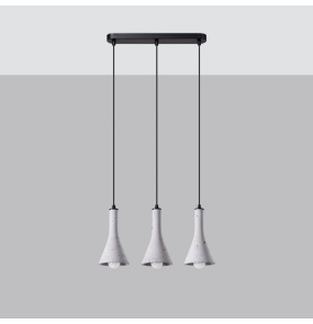 Lampa wisząca REA 3L beton