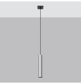 Lampa Wisząca LAGOS 1 SL.1204 oprawa w kolorze czerni i chromu SOLLUX LIGHTING